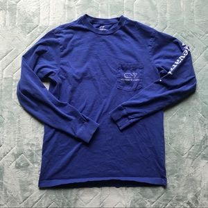 Royal Blue Vineyard Vines Long-Sleeve